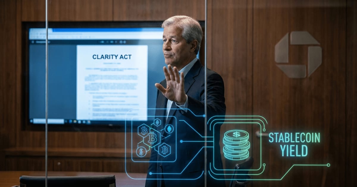 DeFi: Oposição Bancária a Stablecoins Ganha Força por CLARITY Act