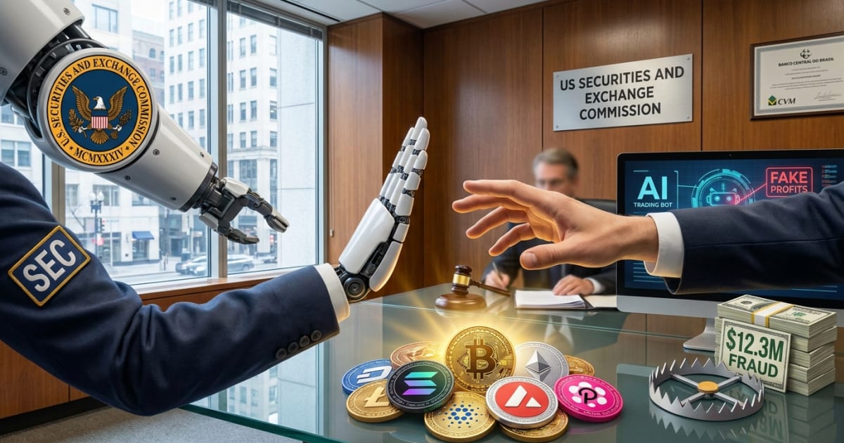 Regulação: SEC Processa Fraude de US$ 12,3 Mi com Bots IA Falsos
