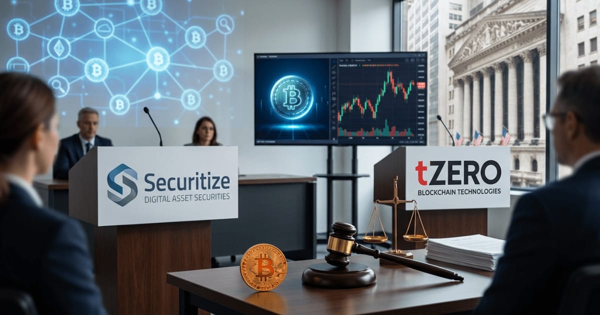 Regulação de Patentes: Securitize vs. tZERO Luta pela Tokenização