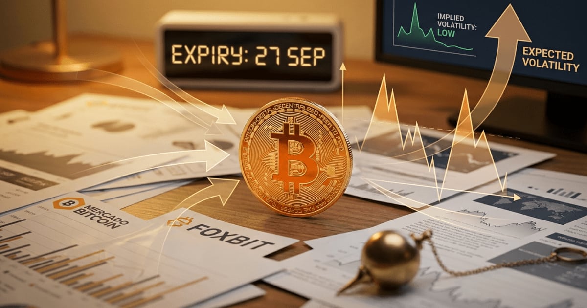 Bitcoin: US$ 10 Bi em Opções Dispara Alerta de Volatilidade