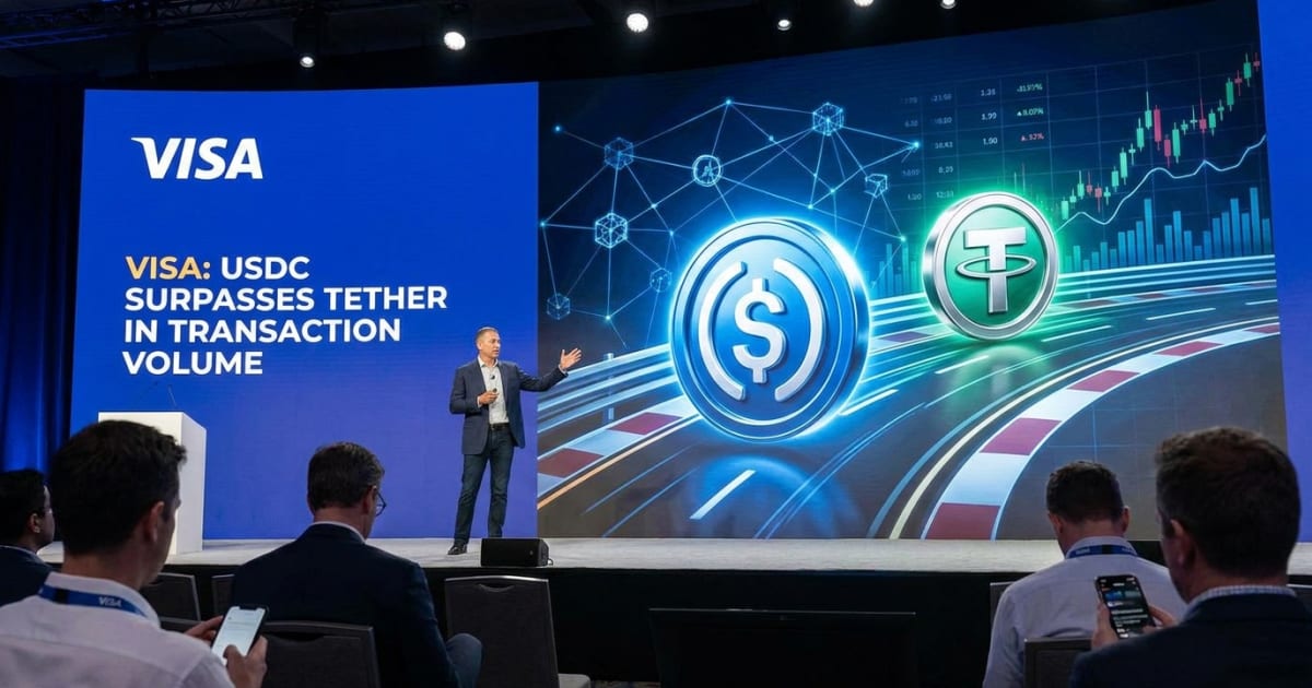 Visa Revela: USDC Supera Tether, Mudando Cenário DeFi