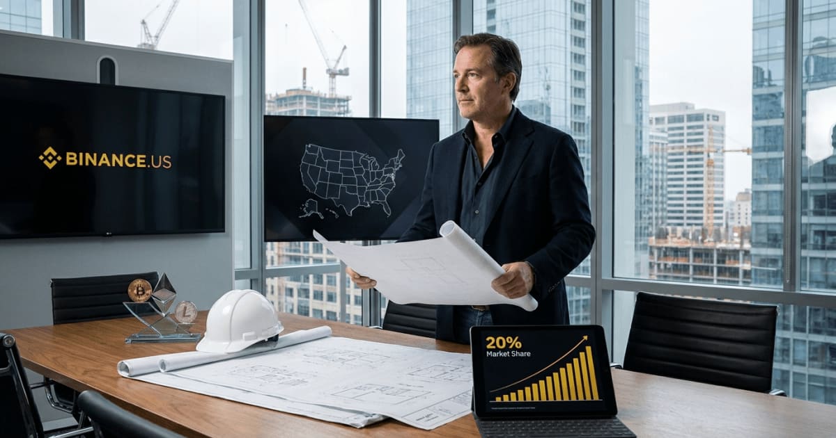 Altcoin em foco: Binance.US mira 20% do mercado cripto EUA