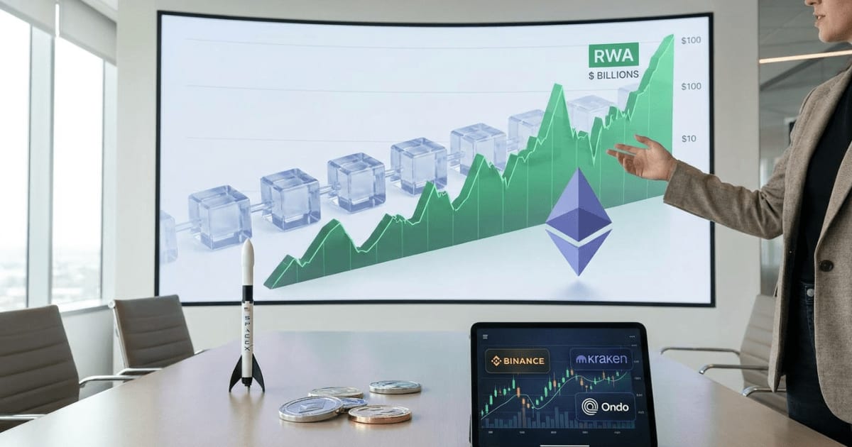 Ações Tokenizadas Disparam: Mercado de RWA Cresce com Ethereum