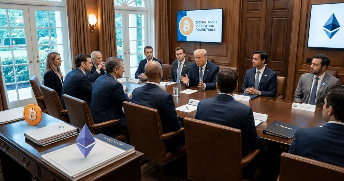 Regulação Cripto: Trump Recebe Líderes do Setor na Casa Branca
