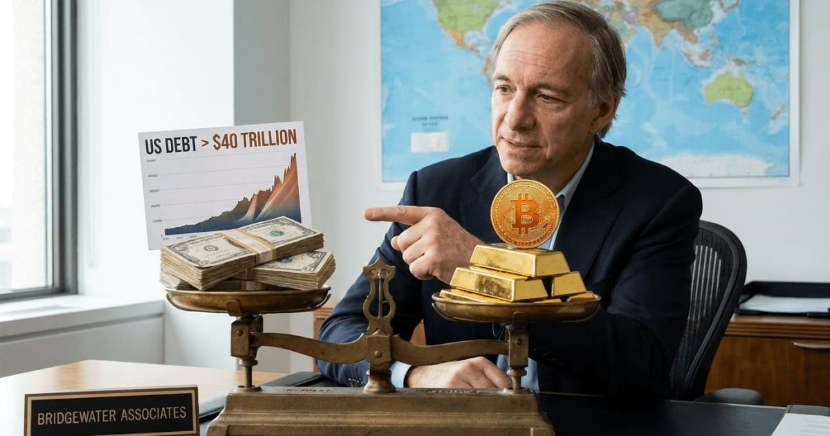 Ray Dalio: Bitcoin e Ouro como Hedge Contra Crise da Dívida Global