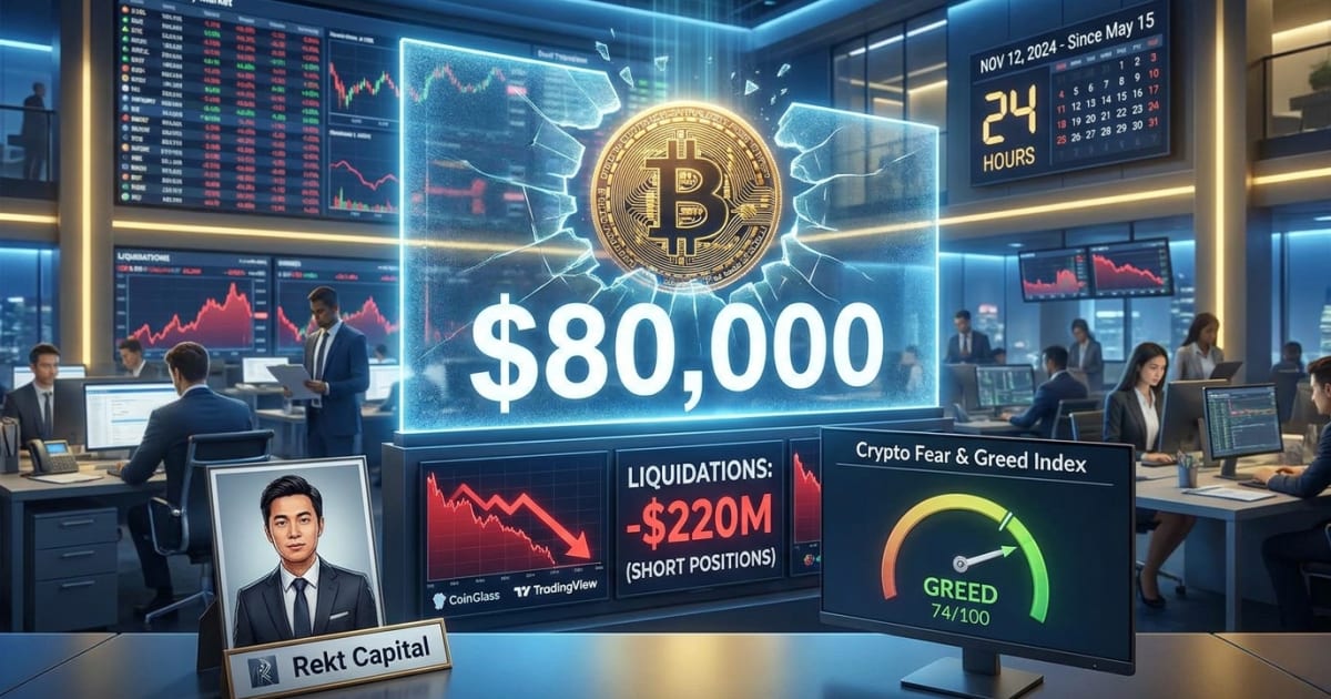 Bitcoin Supera US$ 80.000 e Desafia Tese de Mercado de Baixa