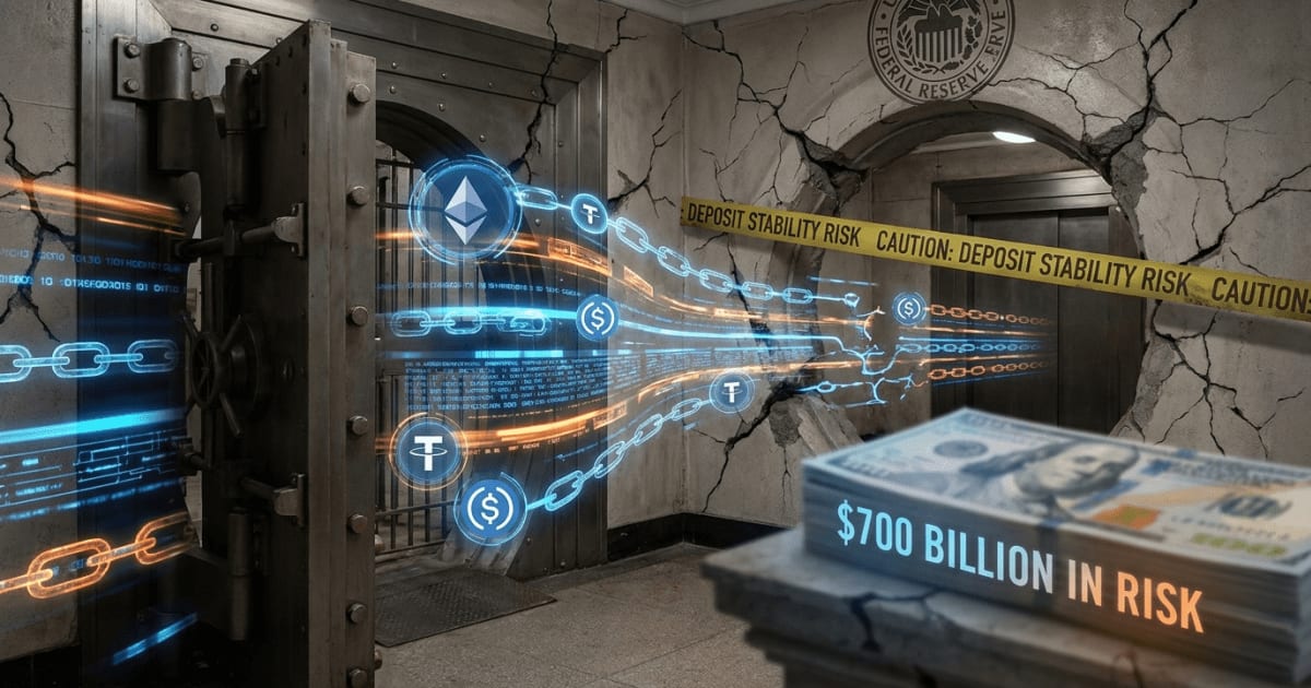 Depósitos Tokenizados: Dallas Fed Alerta Risco de US$ 700 Bi para Bancos