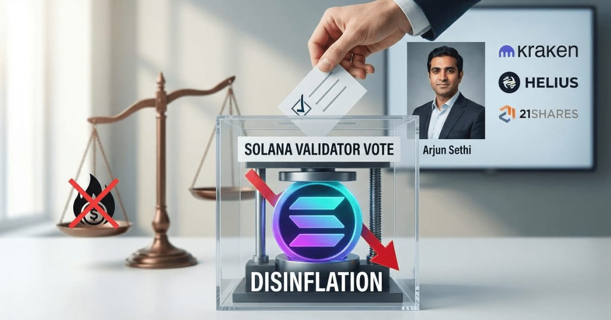 Altcoin Solana Reduz Emissão de Tokens Após Votação Crucial