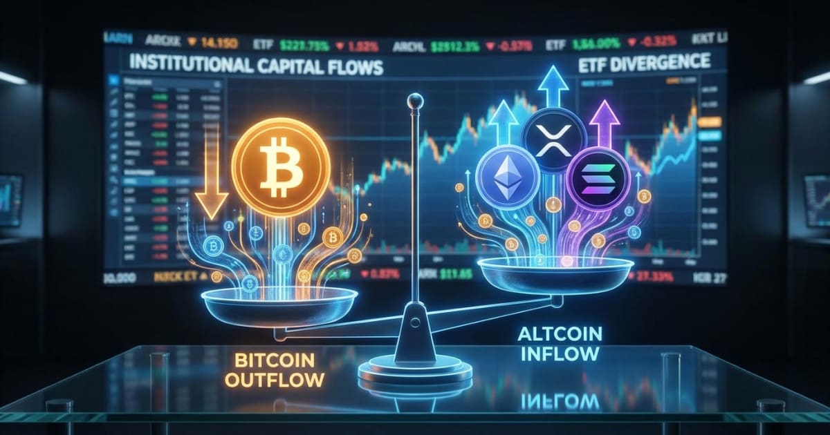 Ethereum e Altcoins Atraem Fluxos Enquanto Bitcoin ETF Registra Saída