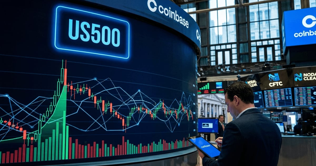 Coinbase Lança Futuros US500 com Mecanismo Cripto e Avalia Demanda Sustentada
