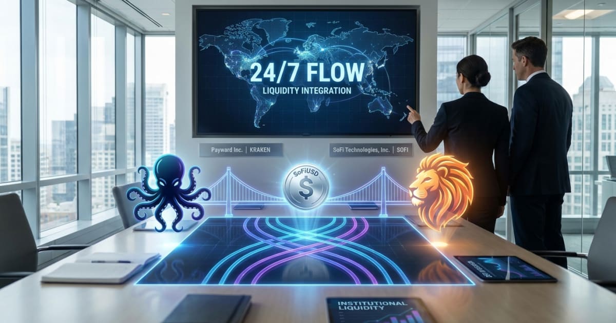 DeFi: Kraken e SoFi Unem Forças em Stablecoin e Liquidez 24/7