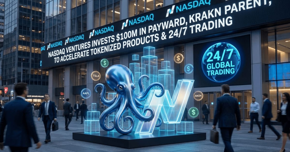 Nasdaq Investe na Kraken: Impulso à Tokenização e Regulação Global