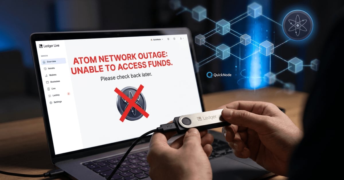 Ledger Enfrenta Outage Prolongado para Usuários de Cosmos (ATOM)