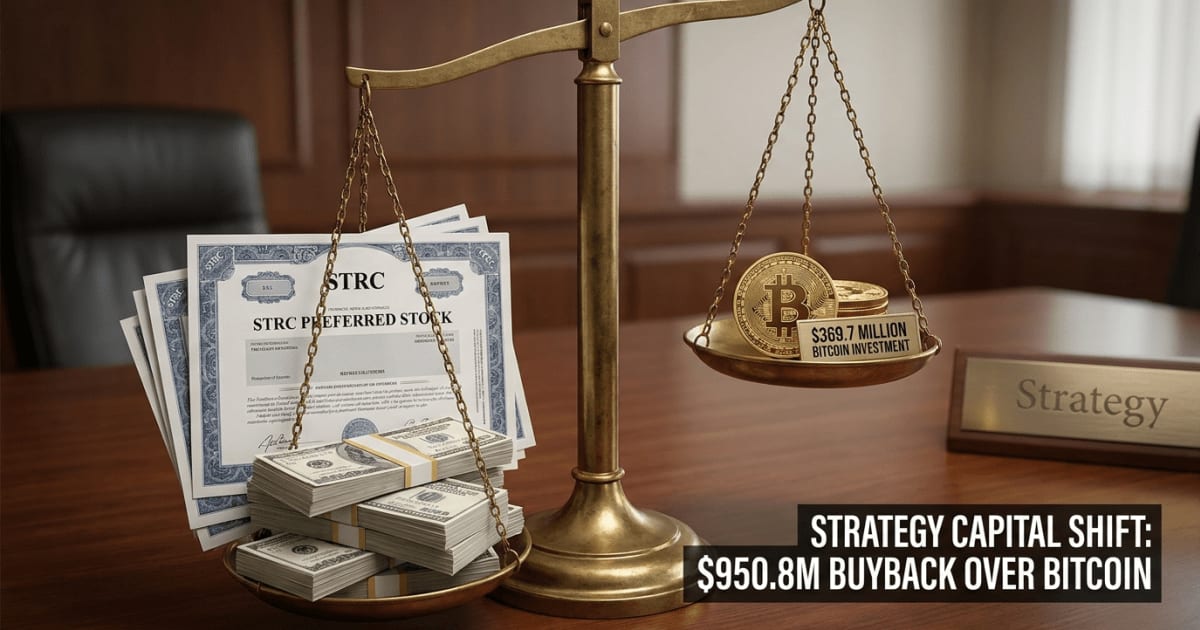 Strategy Prioriza Recompra de Ações STRC sobre Acúmulo de Bitcoin
