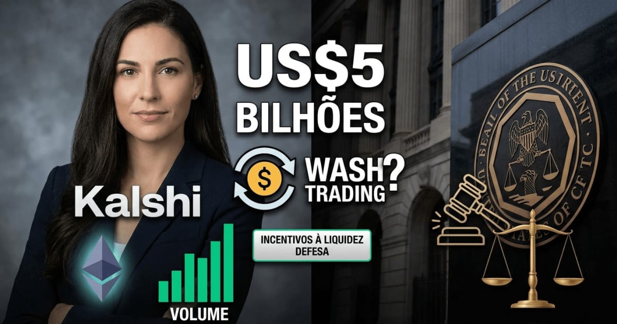 Kalshi Refuta Contato da CFTC Após Atividade de US$5 Bilhões em Futuros de Ethereum