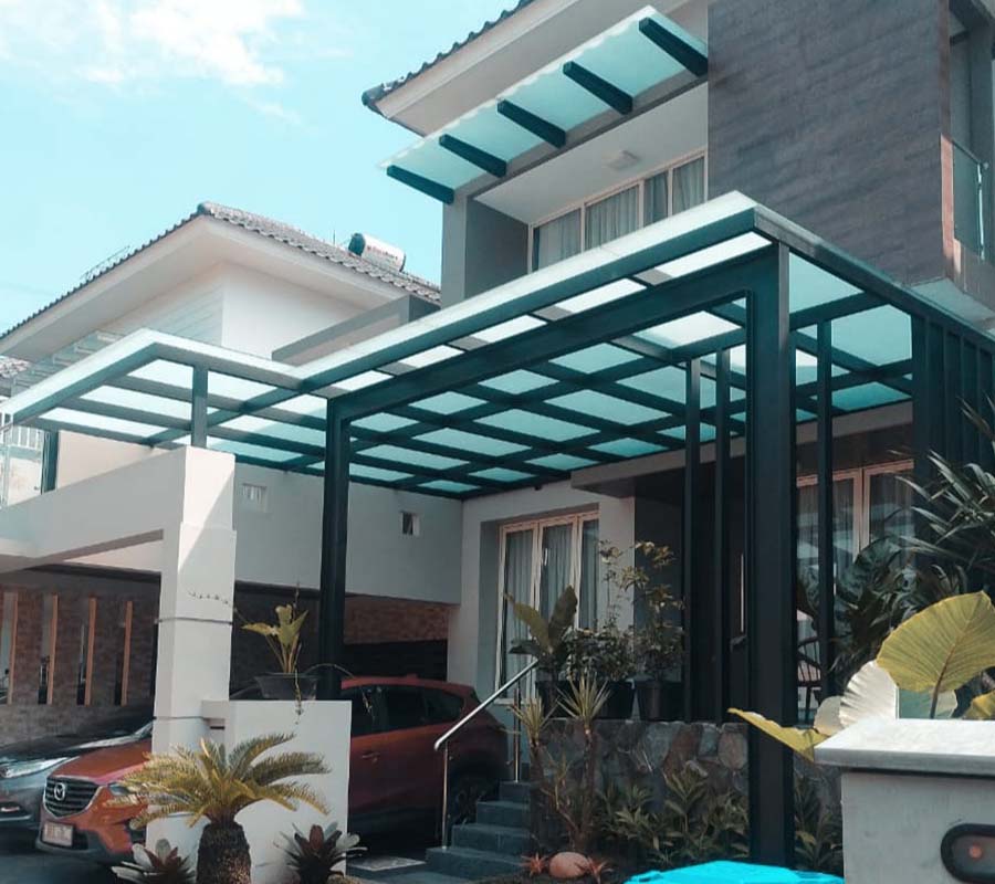 Kanopi Kaca Tempered - CV Sumber Kanopi