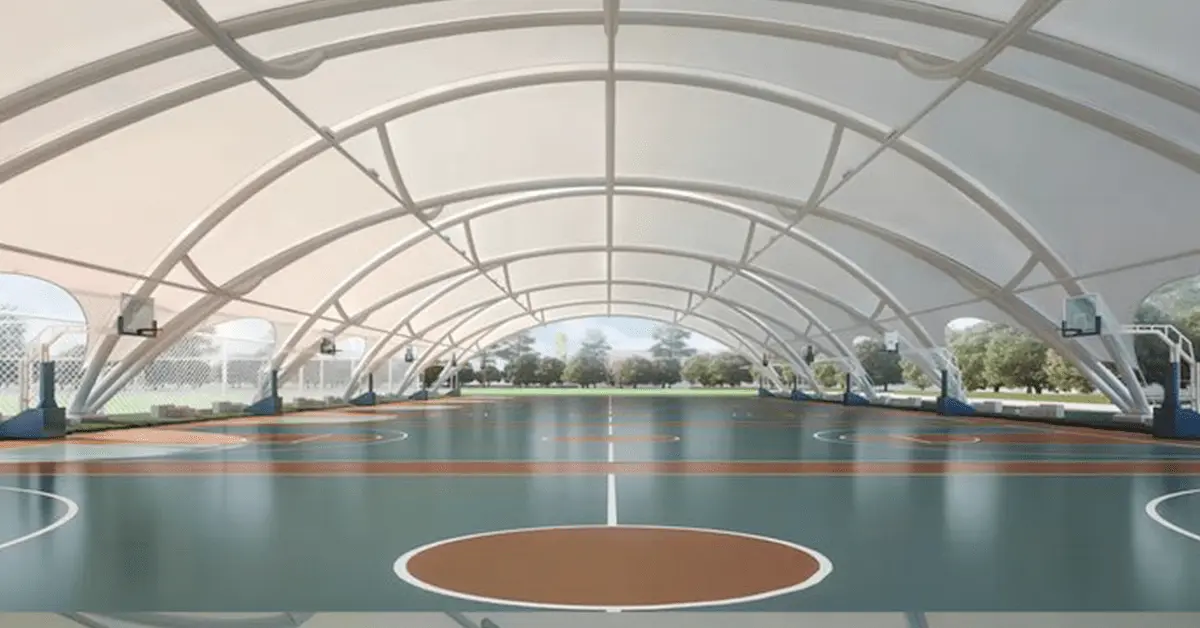 Konstruksi Membrane Structure CV Sumber Kanopi