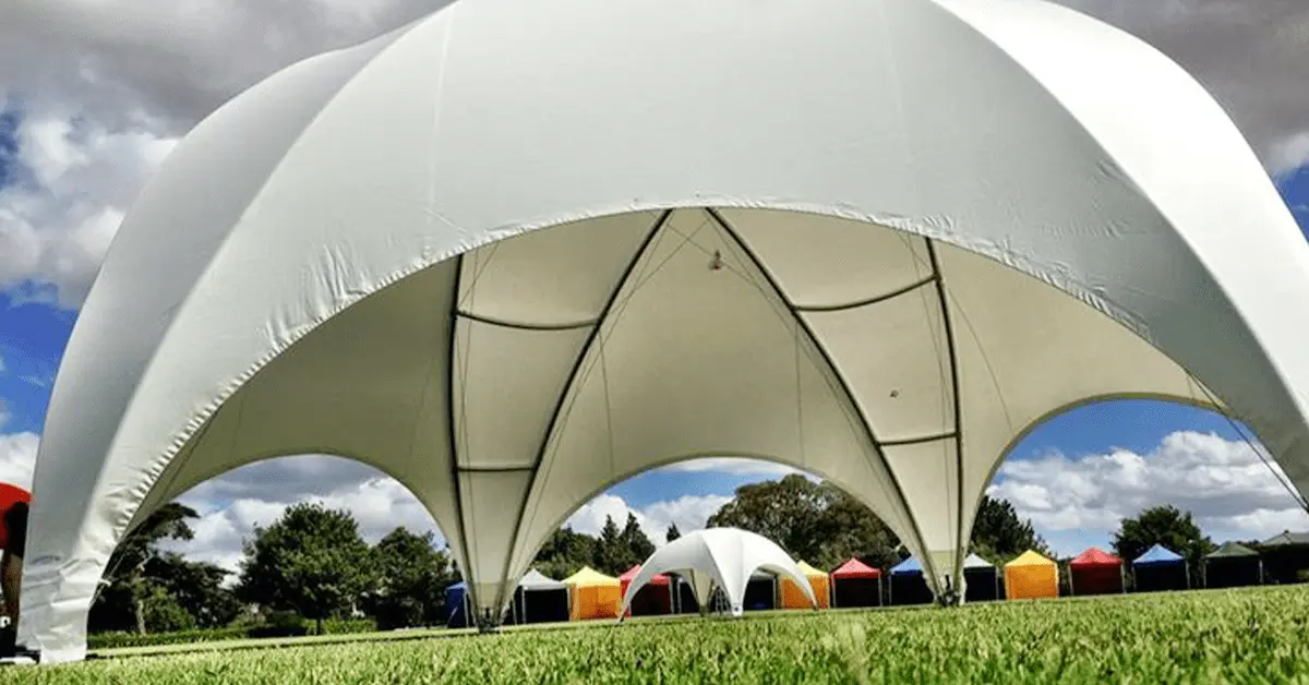 Atap Membrane Tensile Modern