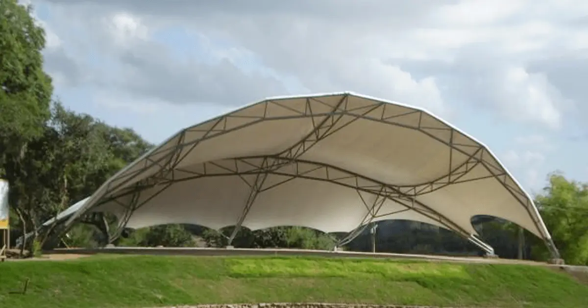 Contoh proyek kanopi membrane berkualitas tinggi oleh CV Sumber Kanopi