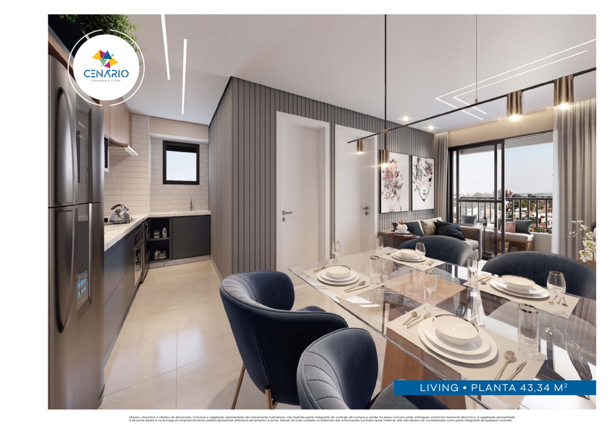 Cenário Condomínio Clube — 3 Dorms 51m² | Vila Ayrosa, Osasco — apartamento em Vila Ayrosa