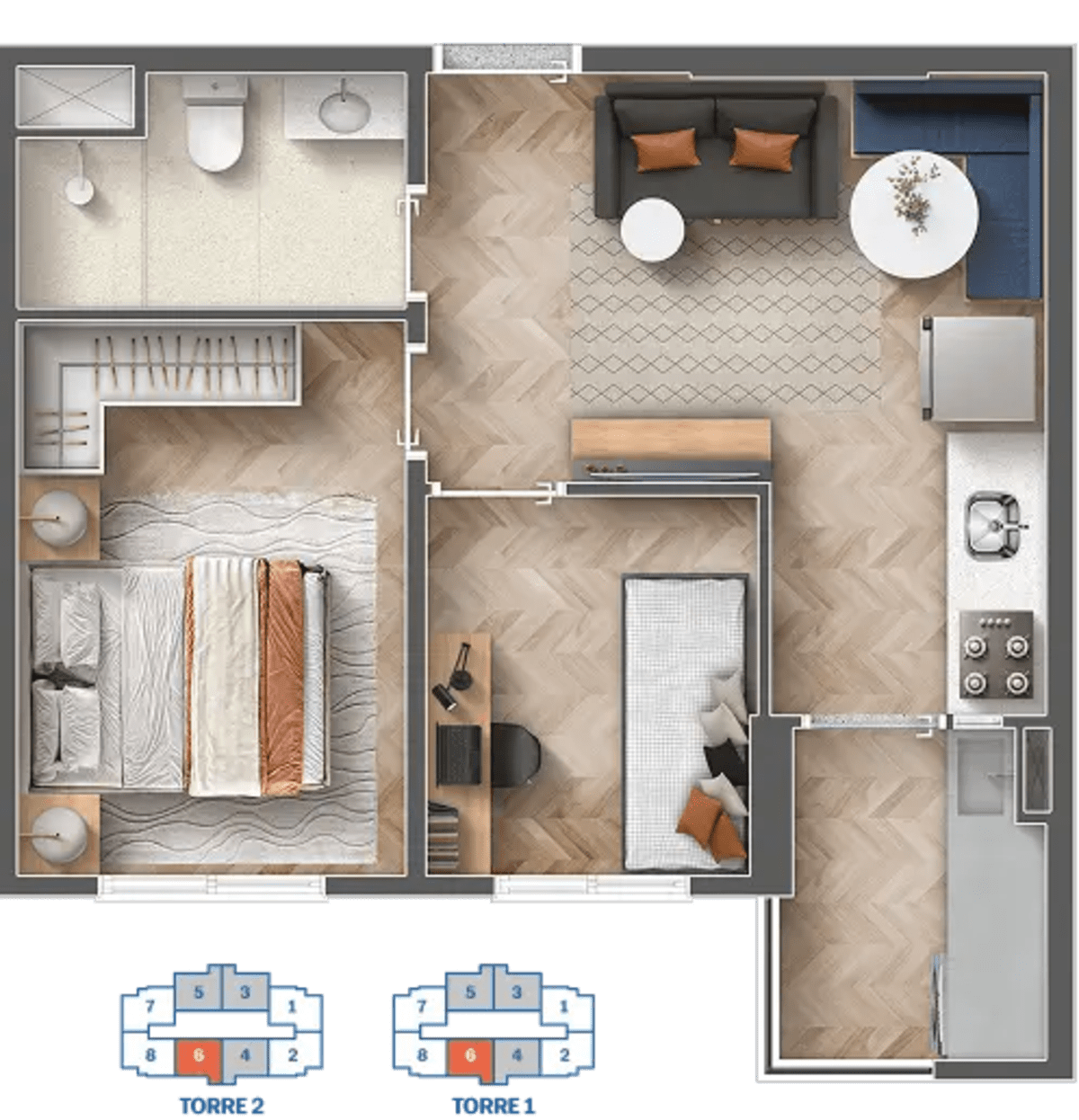 Play Condomínio Clube — 2 Dorms 40m² | Jardim Roberto, Osasco — apartamento em Jardim Roberto