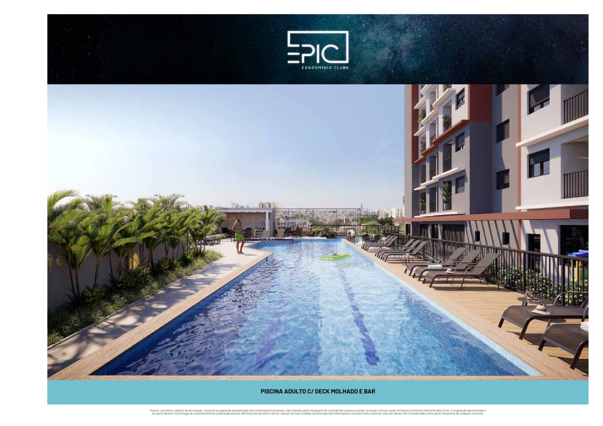 Epic Condomínio Clube — 3 Dorms 65m² | Pres. Altino, Osasco — apartamento em Presidente Altino