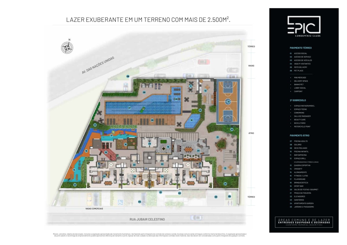 Epic Condomínio Clube — 3 Dorms 65m² | Pres. Altino, Osasco — apartamento em Presidente Altino