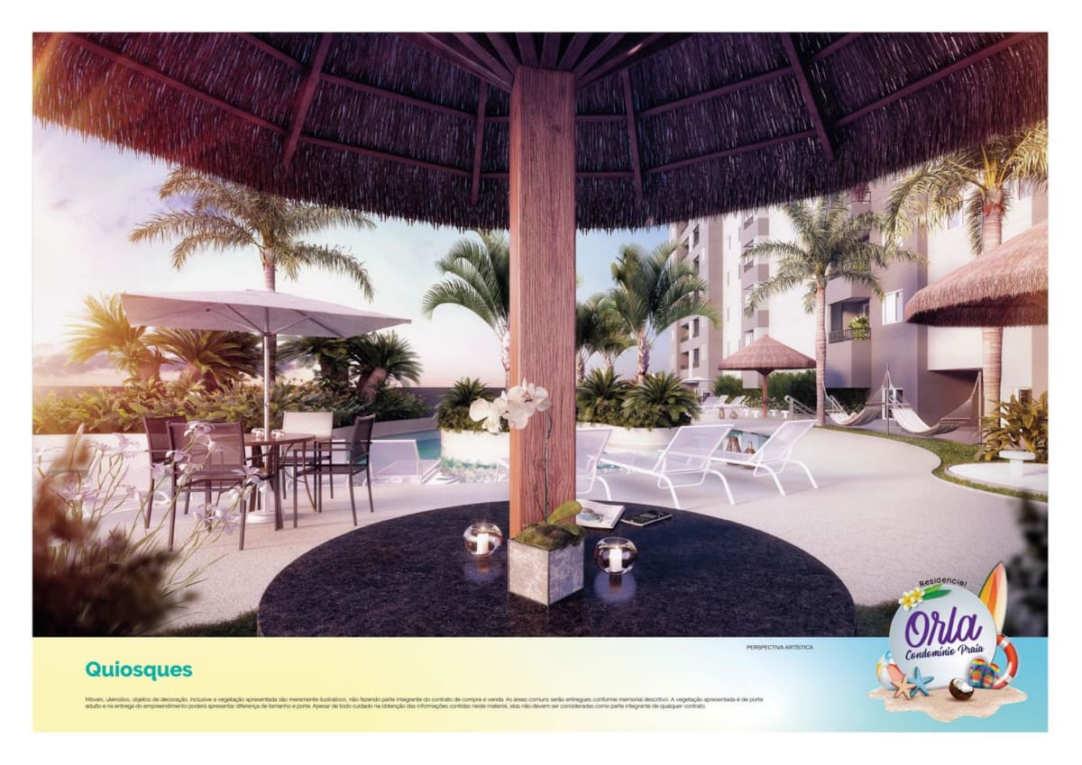 Orla Condomínio Praia Torre A — 2 Dorms 45m² | Conceição, Osasco — apartamento em Conceição