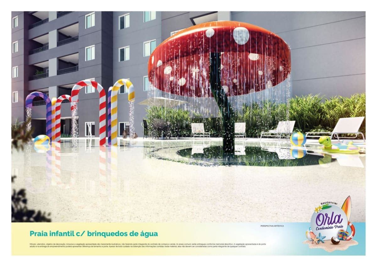Orla Condomínio Praia Torre A — 2 Dorms 45m² | Conceição, Osasco — apartamento em Conceição