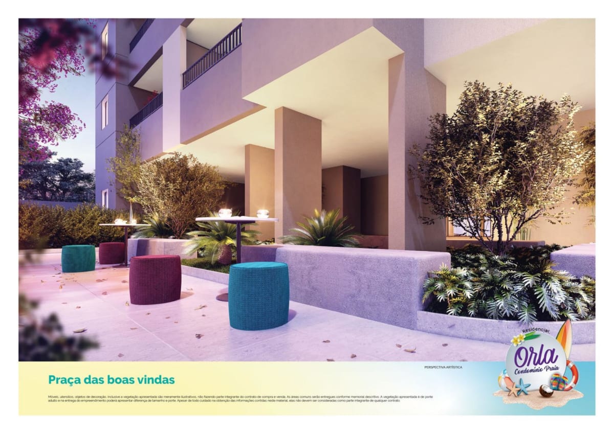 Orla Condomínio Praia Torre A — 2 Dorms 45m² | Conceição, Osasco — apartamento em Conceição