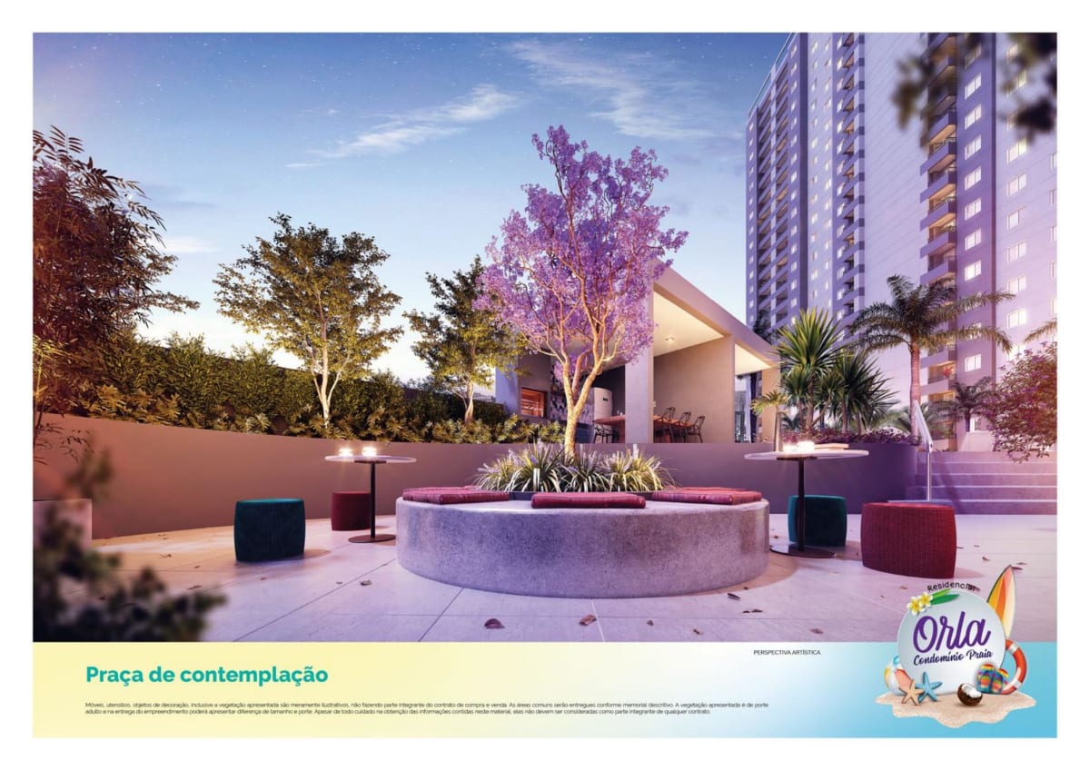 Orla Condomínio Praia Torre A — 2 Dorms 45m² | Conceição, Osasco — apartamento em Conceição