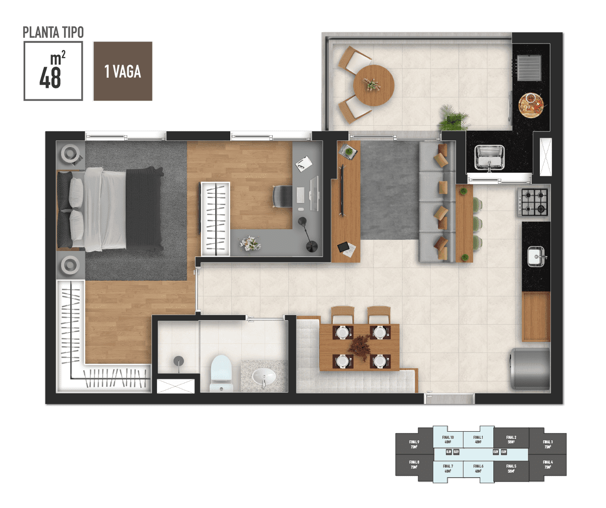 Bless RSF Jardim Esperança — 3 Dorms | Cruz Preta, Barueri — apartamento em Cruz Preta