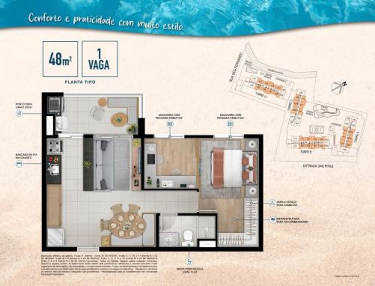 Breeze Home Clube — 2 Dorms | Jardim Julio, Barueri — apartamento em Jardim Julio
