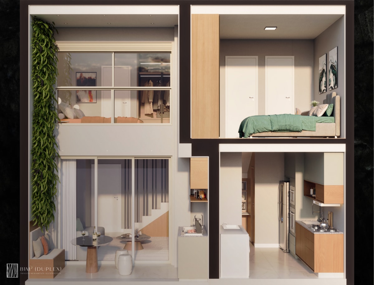 Symmetry Residence — 2 Dorms com 2 Suítes Duplex | Jubran, Barueri — apartamento em Centro Comercial Jubran