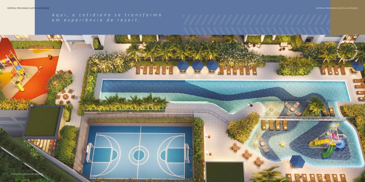 Azzure Resort Life — 2 Dorms 72m² com Vaga | Cidade de Deus, Osasco — apartamento em Cidade de Deus
