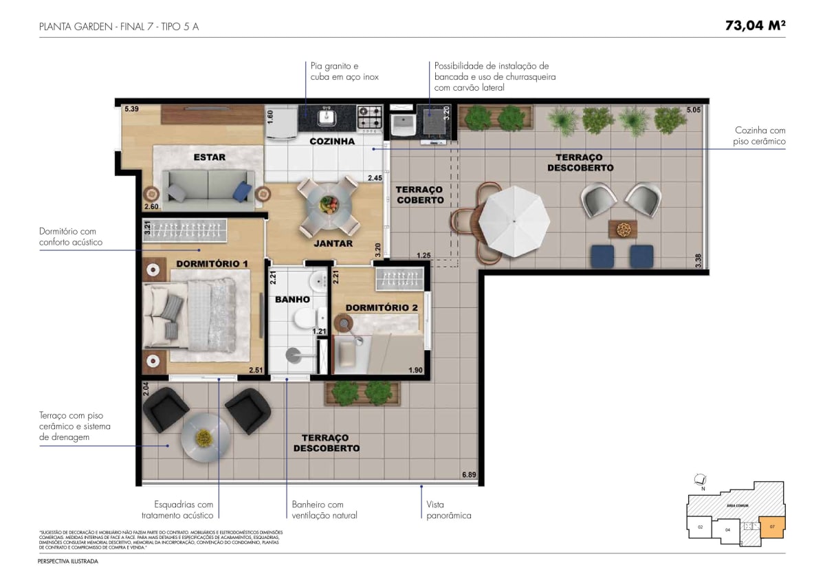 ARBORETTO RESIDENCIAL - 1 Dorm - JARDIM DAS FLORES, OSASCO — apartamento em Jardim das Flores