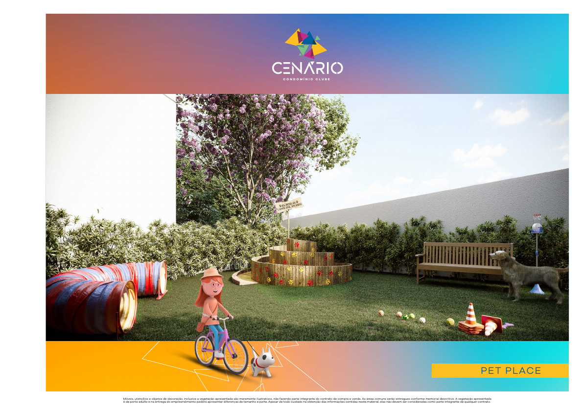 Cenário Condomínio Clube