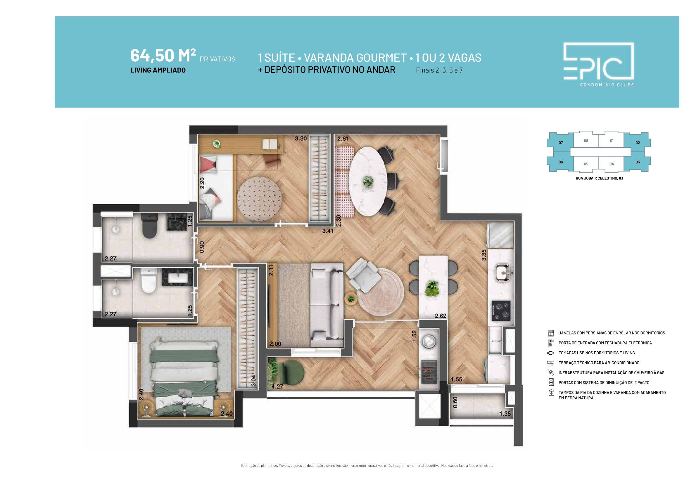 Epic Condomínio Clube - 2 e 3 dormitórios - Presidente Altino - Osasco