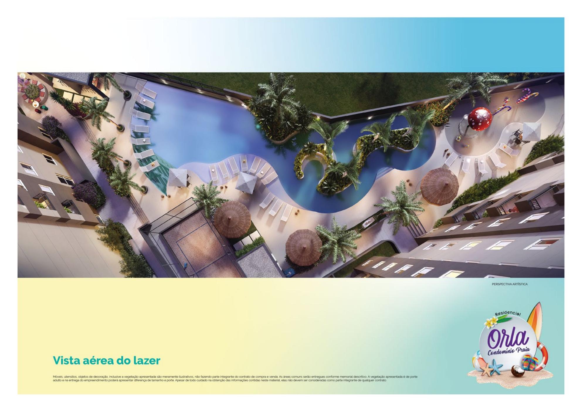 Orla Condomínio Praia — 2 Dorms com Terraço Gourmet | Conceição, Osasco