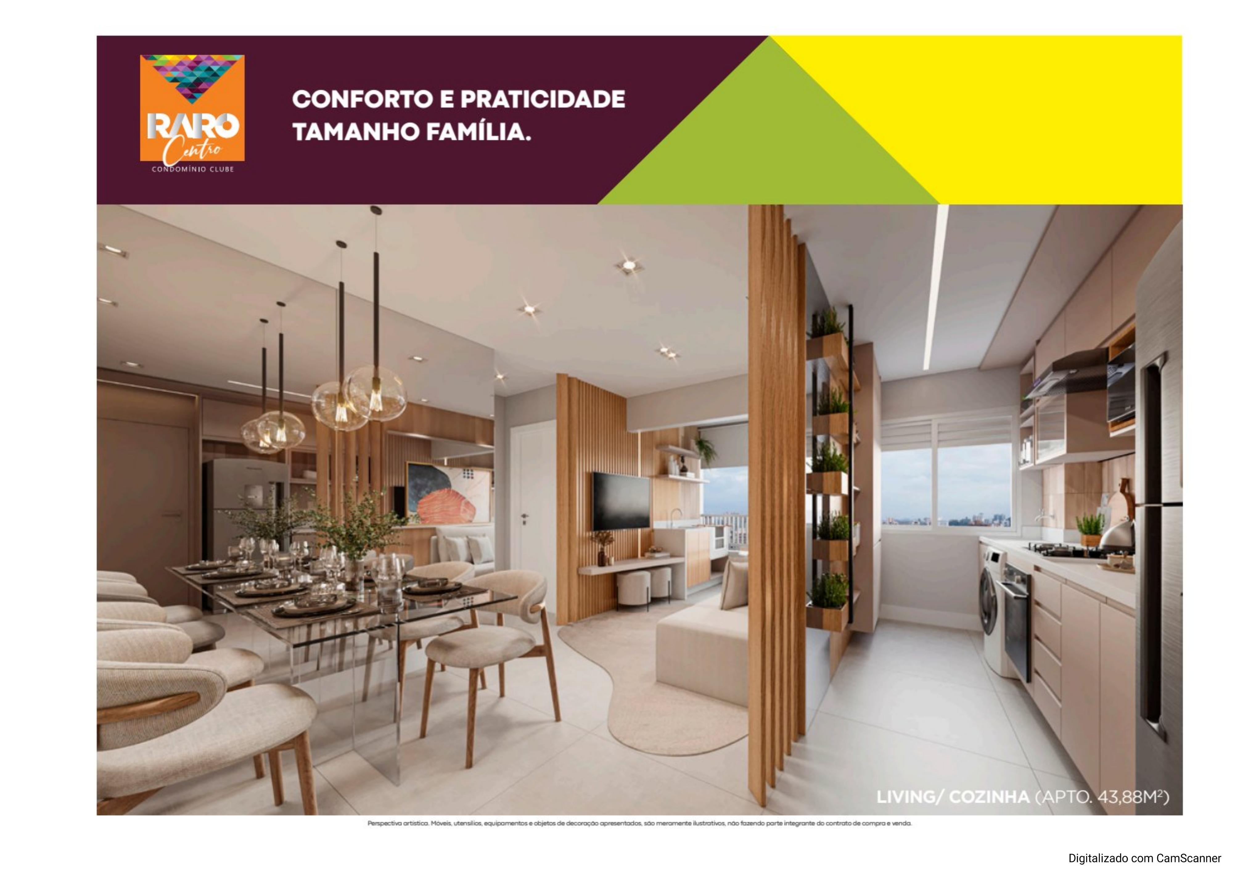 Raro Centro — 2 Dorms com Suíte e Terraço | Centro, Osasco