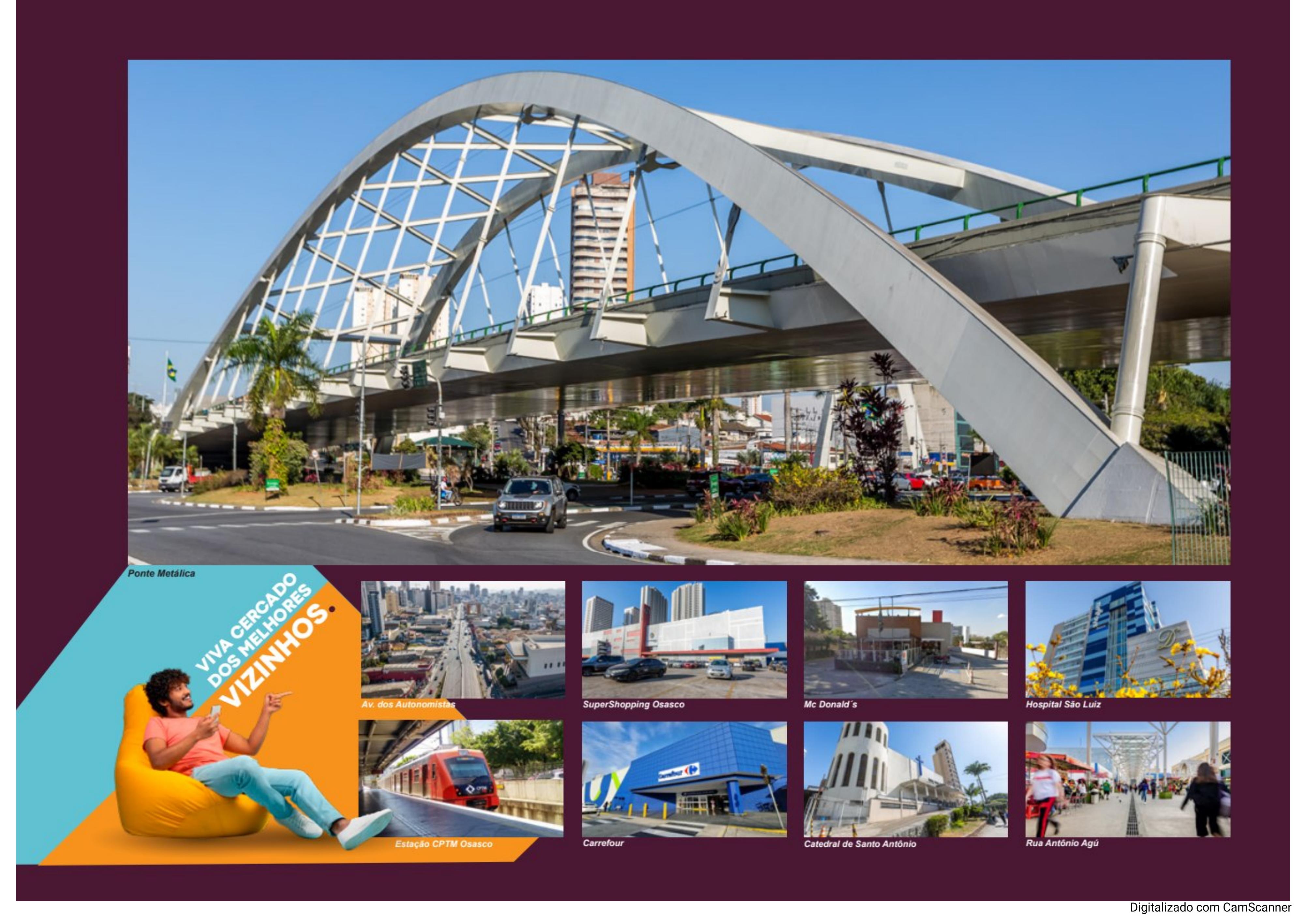 Raro Centro — 2 Dorms com Suíte e Terraço | Centro, Osasco