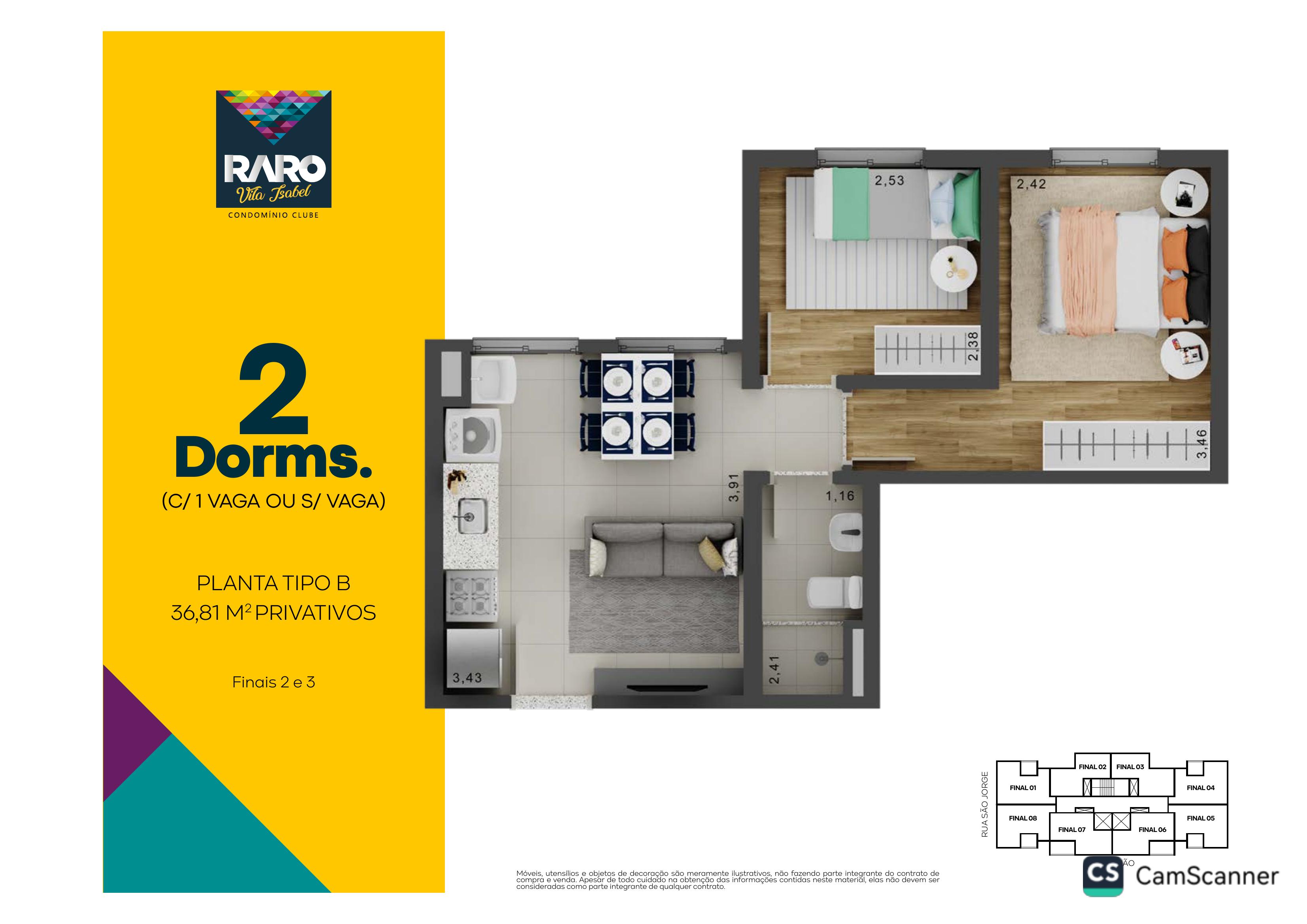 Raro Vila Isabel — 2 Dorms com Varanda Gourmet | Vila Isabel, Osasco – foto 15 de 17