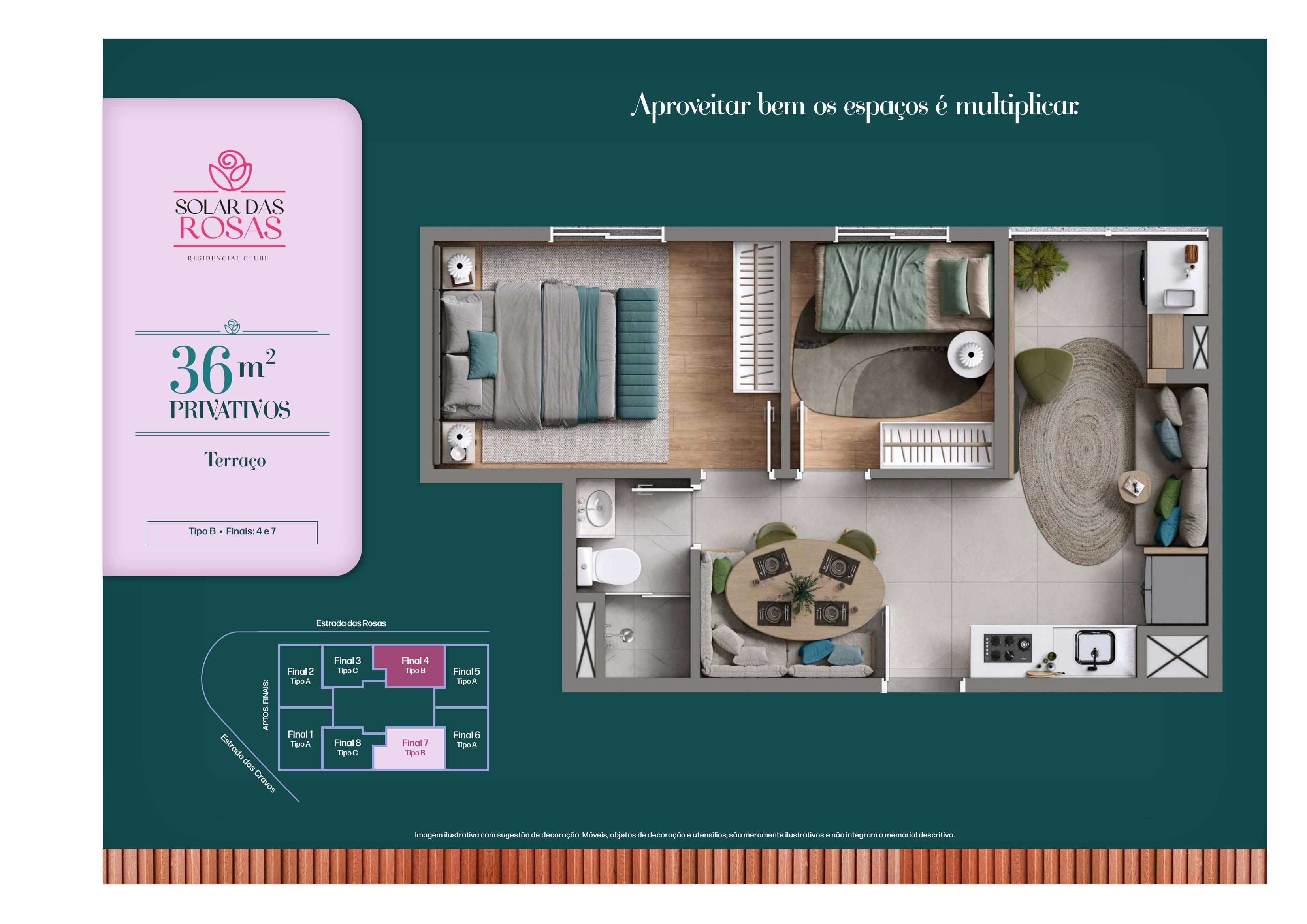 Solar das Rosas Residencial Clube — 1 Dorm com Terraço | Santa Maria, Osasco – foto 26 de 27