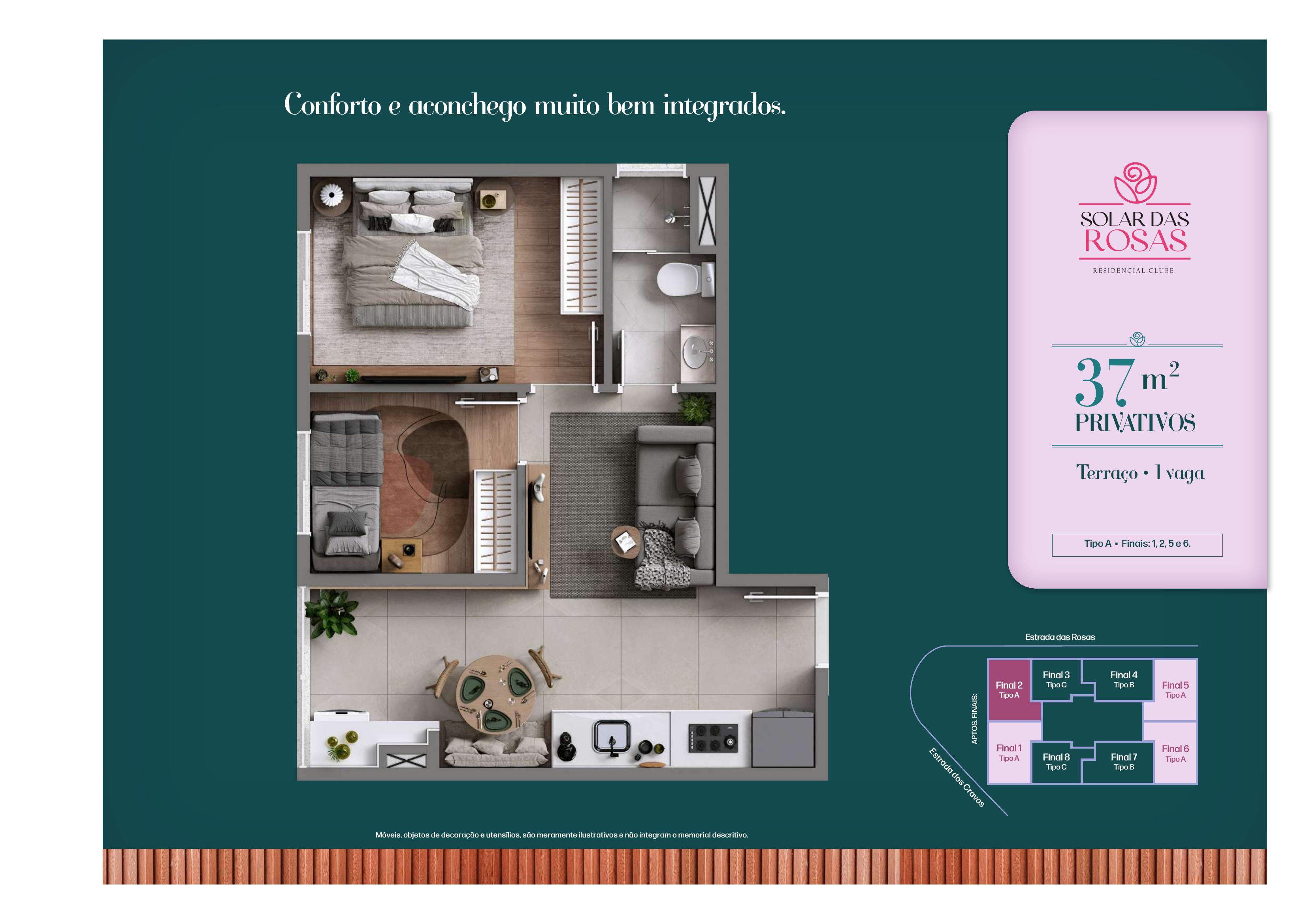 Solar das Rosas Residencial Clube — 1 Dorm com Terraço | Santa Maria, Osasco – foto 27 de 27