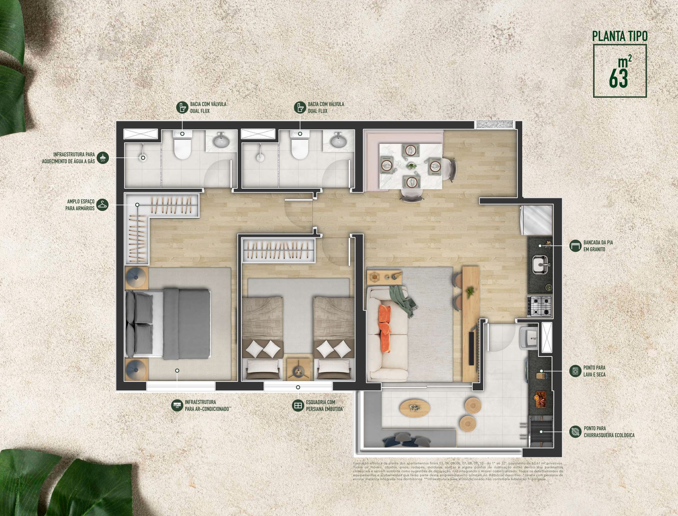 Manacá Barueri - 2 Dormitórios - 1 e 2 Vagas - Ao Lado do Parque Shopping e Estação – foto 29 de 29
