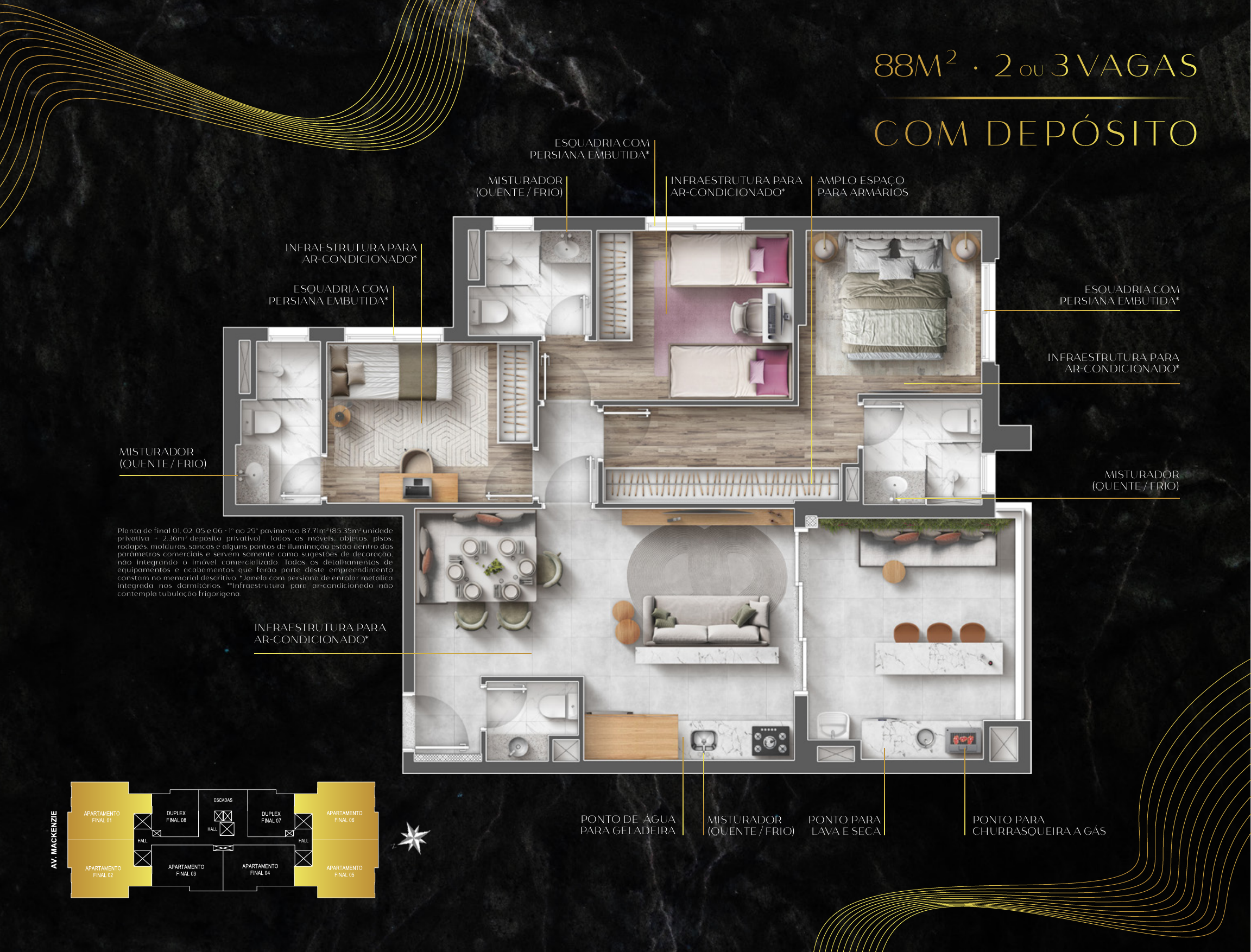 Symmetry Residence — 2 Dorms com 2 Suítes Duplex | Jubran, Barueri – foto 3 de 31