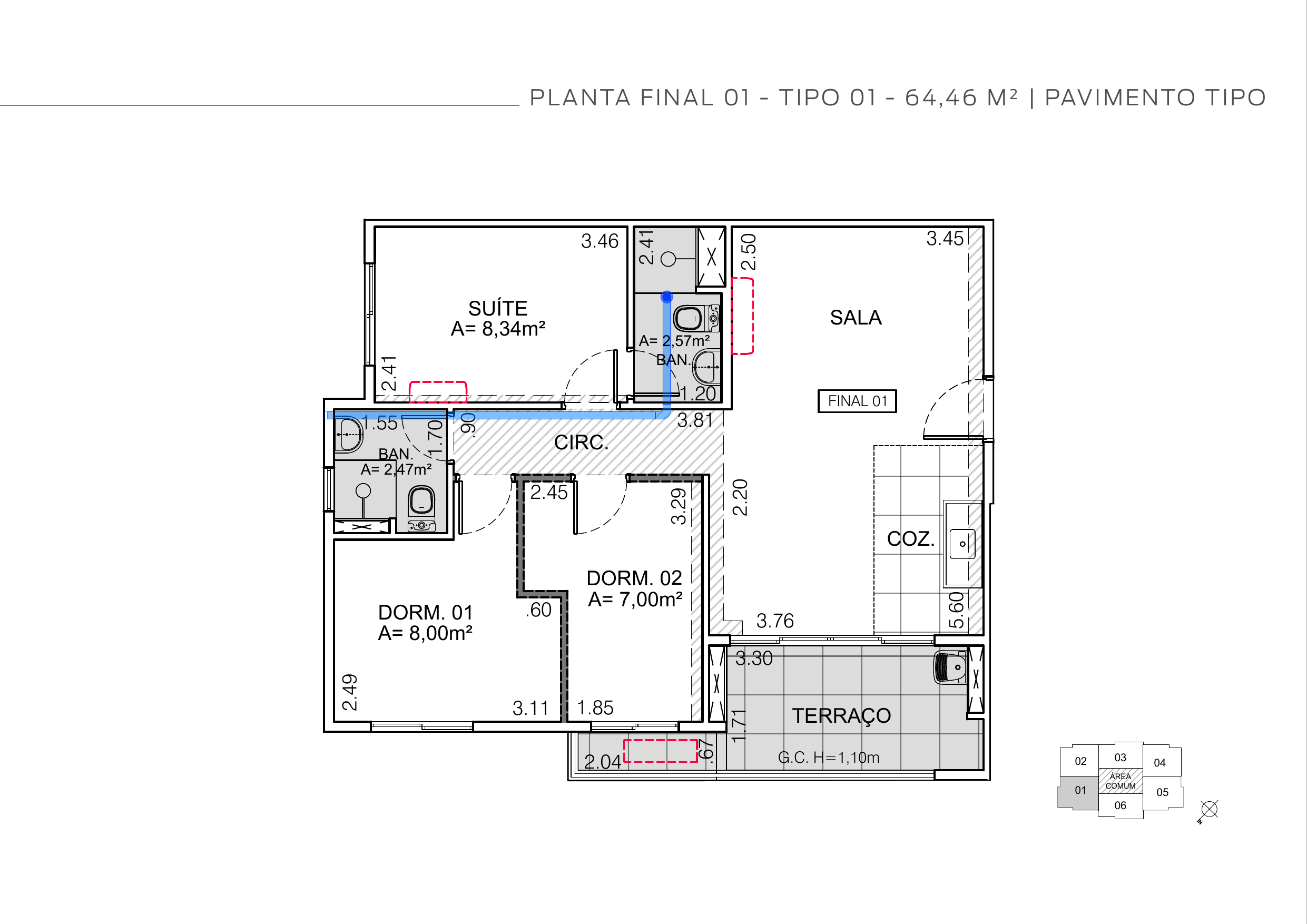HUB 111 — 3 Dorms com Suíte 64m² | Vila Yara, Osasco – foto 3 de 24