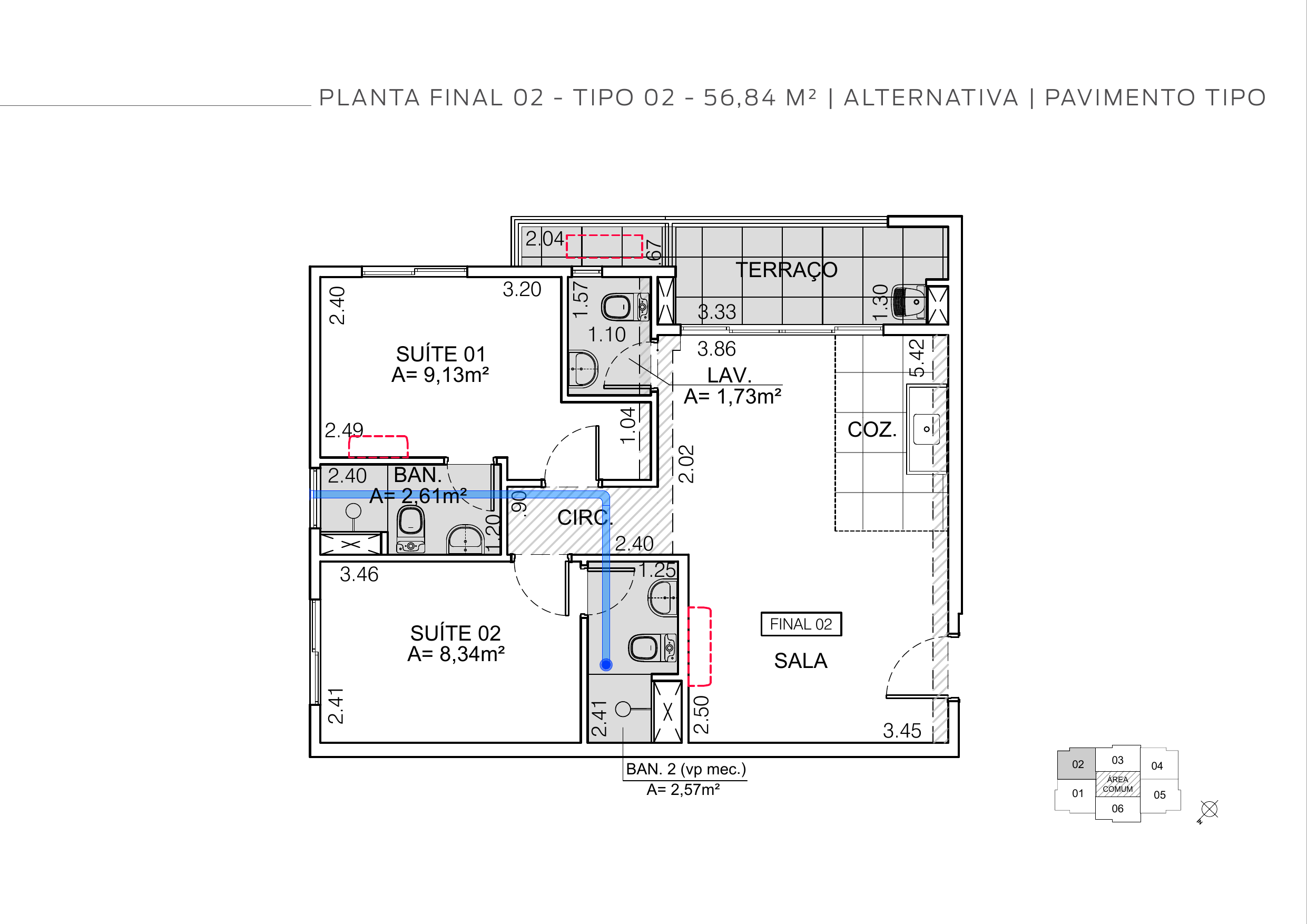 HUB 111 — 2 Dorms com Suíte e Closet 56m² | Vila Yara, Osasco – foto 2 de 24