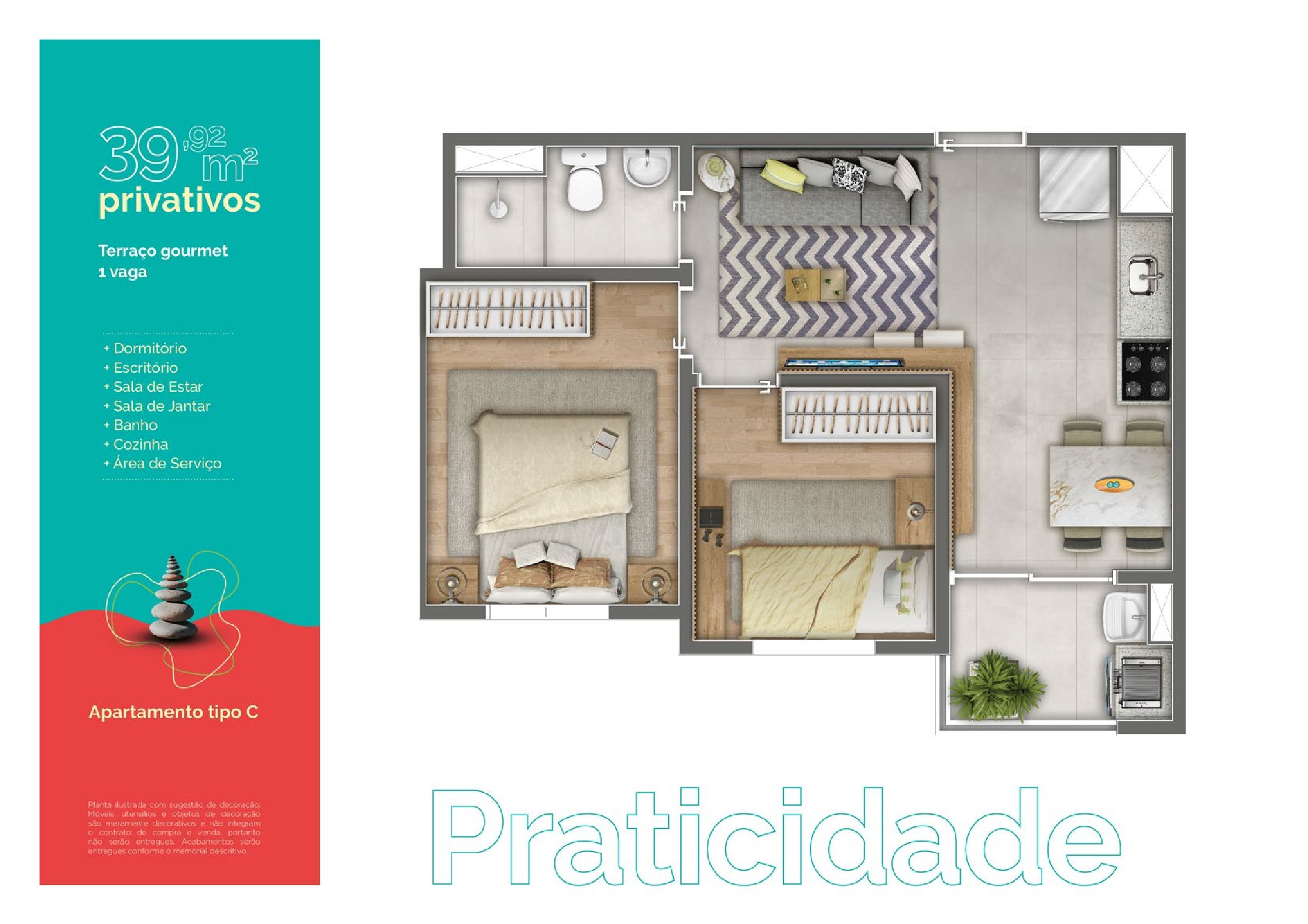 Orla Condomínio Praia - 2 Dorms 39m² | Jardim Conceição, Osasco em Osasco – foto 35 de 36