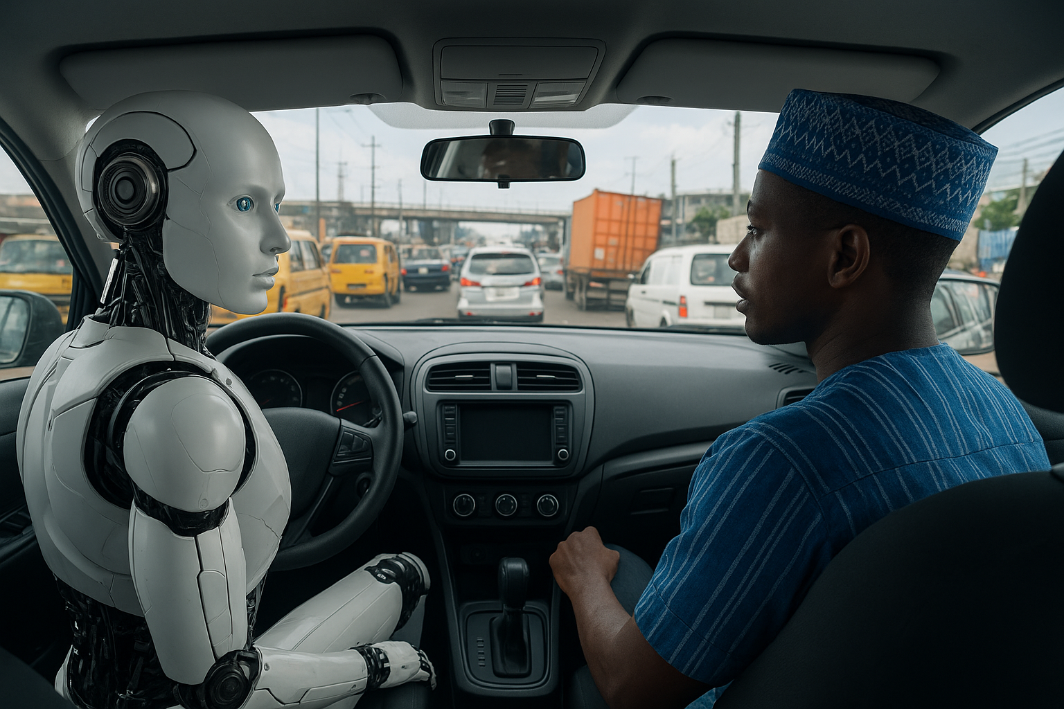 AI assisting a driver